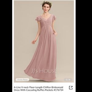Dusty Rose Jj’s House Bridesmaids Dress
